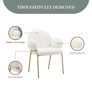 Ren Home Sanna Dining Chair, Set of 2 - Off White - Set of 2