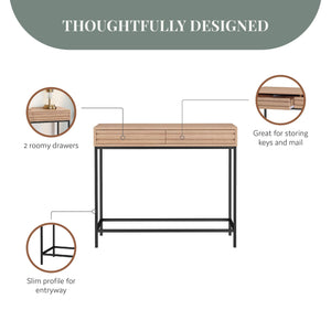 Ren Home Jarrel Console Table - Natural