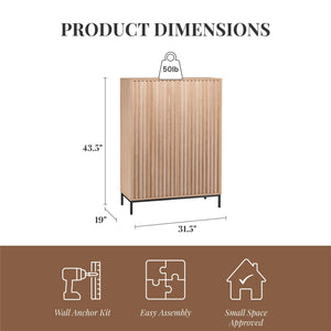 Ren Home Jarrel Highboard - Natural