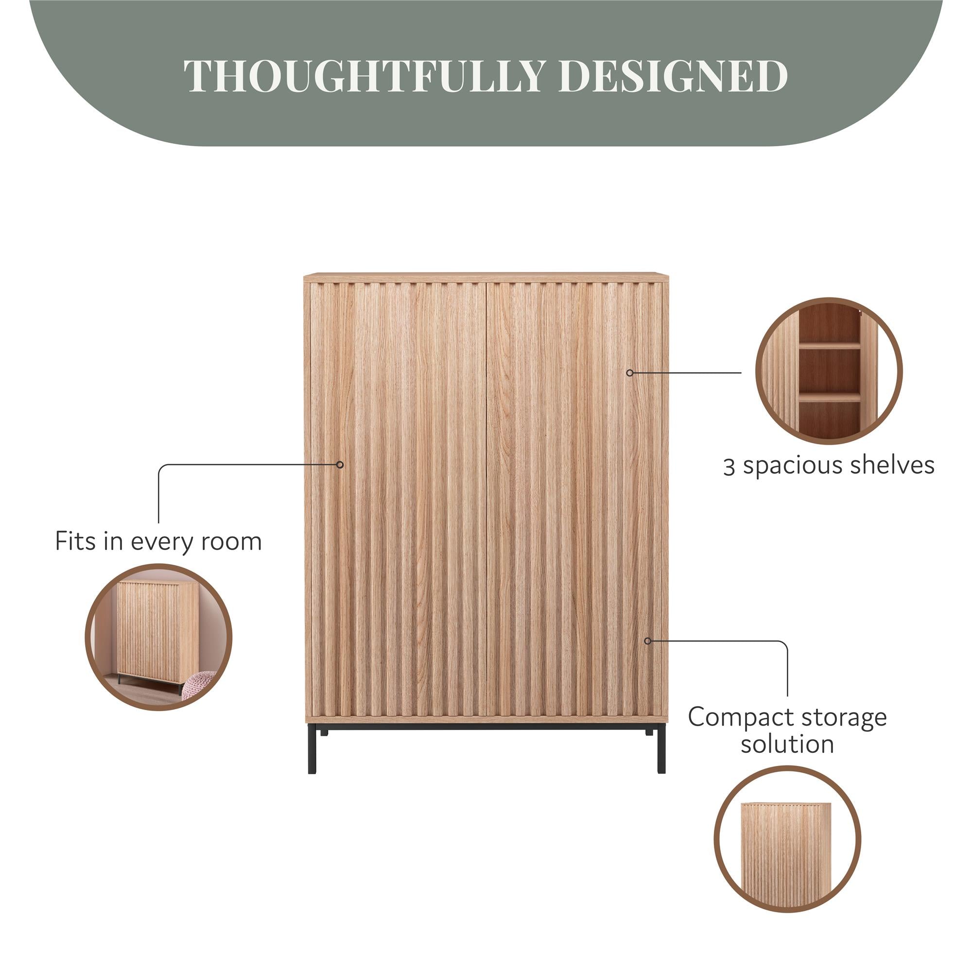Ren Home Jarrel Highboard - Natural