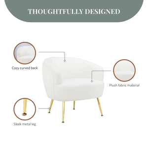 Ren Home Kara Accent Chair - White