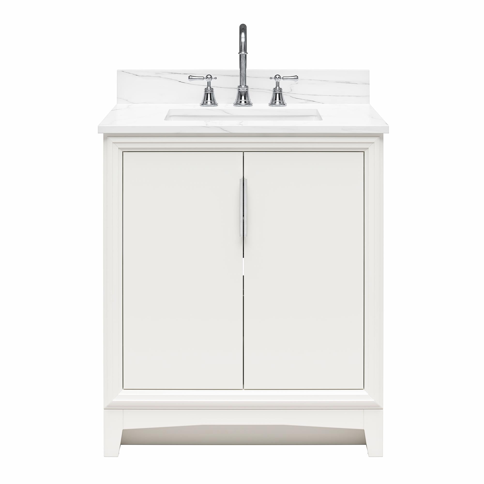 RealRooms Hannson 30" Bathroom Vanity with Sink - White - 30"