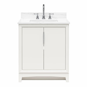 RealRooms Hannson 30" Bathroom Vanity with Sink - White - 30"