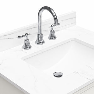 RealRooms Hannson 30" Bathroom Vanity with Sink - White - 30"