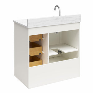 RealRooms Hannson 36" Bathroom Vanity with Sink - White - 36"