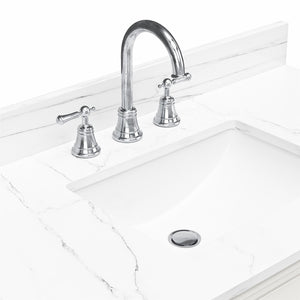 RealRooms Hannson 42" Bathroom Vanity with Sink - White - 42"