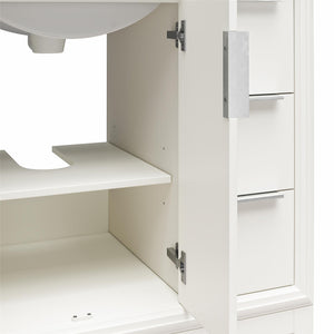 RealRooms Hannson 42" Bathroom Vanity with Sink - White - 42"