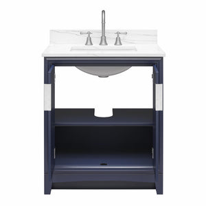 RealRooms Hannson 30" Bathroom Vanity with Sink - French Blue - 30"