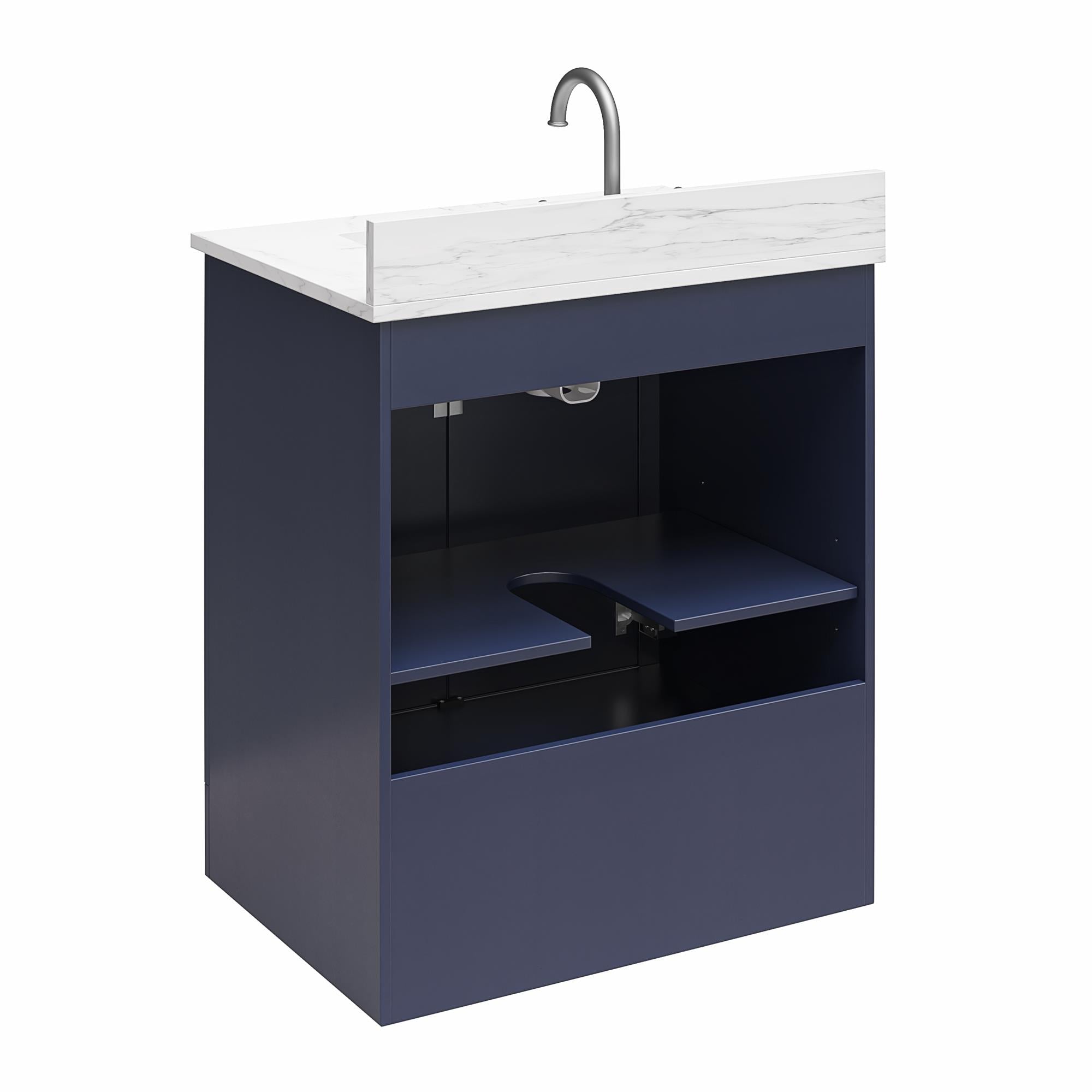 RealRooms Hannson 30" Bathroom Vanity with Sink - French Blue - 30"