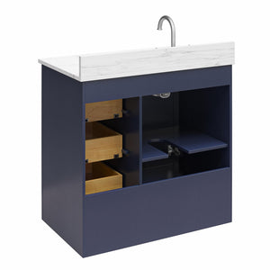 RealRooms Hannson 36" Bathroom Vanity with Sink - French Blue - 36"