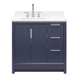 RealRooms Hannson 36" Bathroom Vanity with Sink - French Blue - 36"
