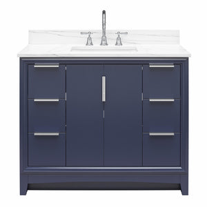 RealRooms Hannson 42" Bathroom Vanity with Sink - French Blue - 42"
