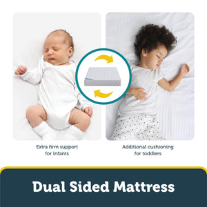 Safety 1st Grow with Me Deluxe Pocket Coil Crib & Toddler Mattress - White - Crib & Toddler Mattress