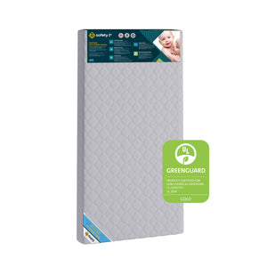 Safety 1st Grow with Me Deluxe Pocket Coil Crib & Toddler Mattress - White - Crib & Toddler Mattress