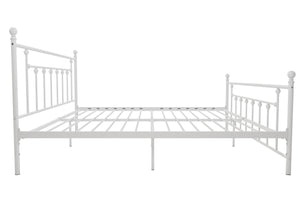 DHP Manila Metal Bed Frame - White - King