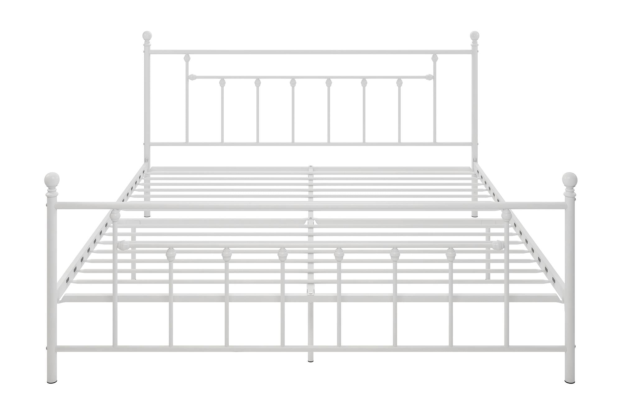 DHP Manila Metal Bed Frame - White - King