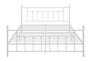 DHP Manila Metal Bed Frame - White - King