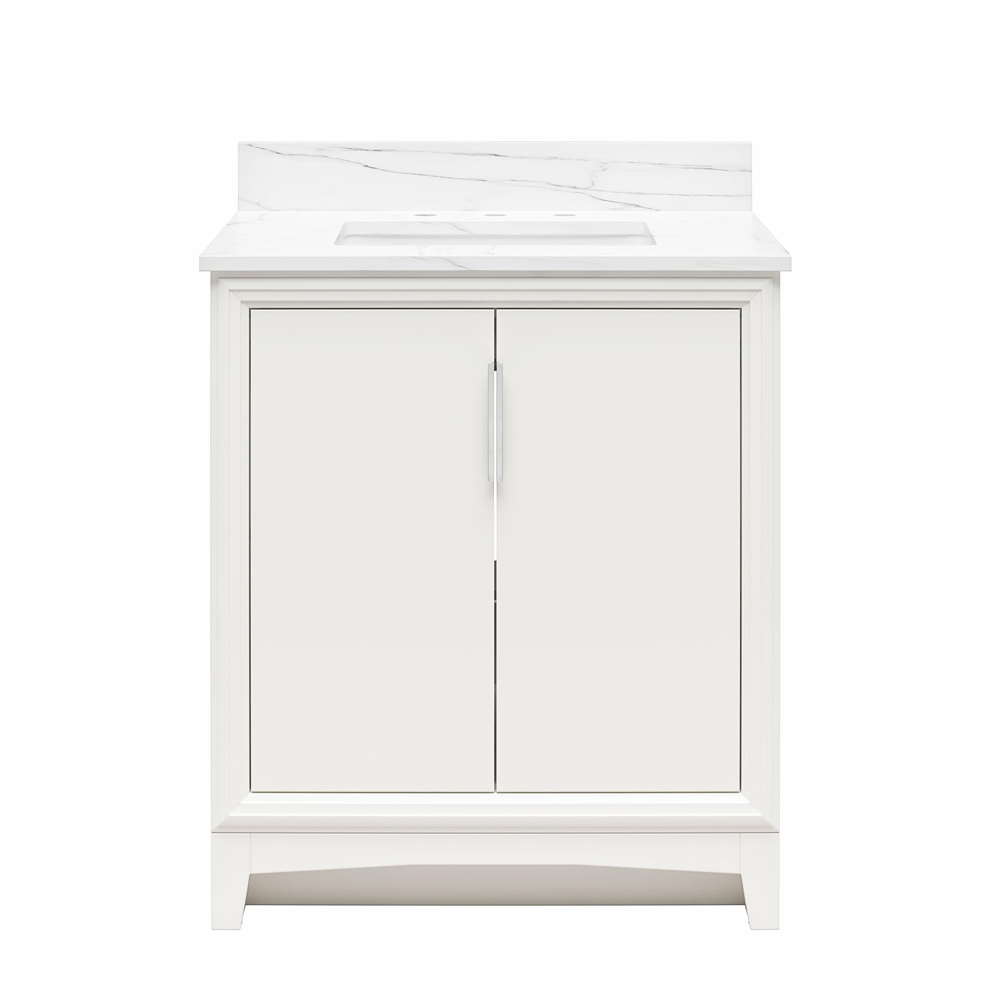 RealRooms Hannson 30" Bathroom Vanity with Sink - White - 30"