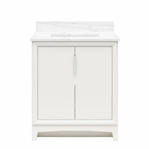 RealRooms Hannson 30" Bathroom Vanity with Sink - White - 30"