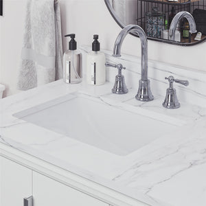 RealRooms Hannson 36" Bathroom Vanity with Sink - White - 36"