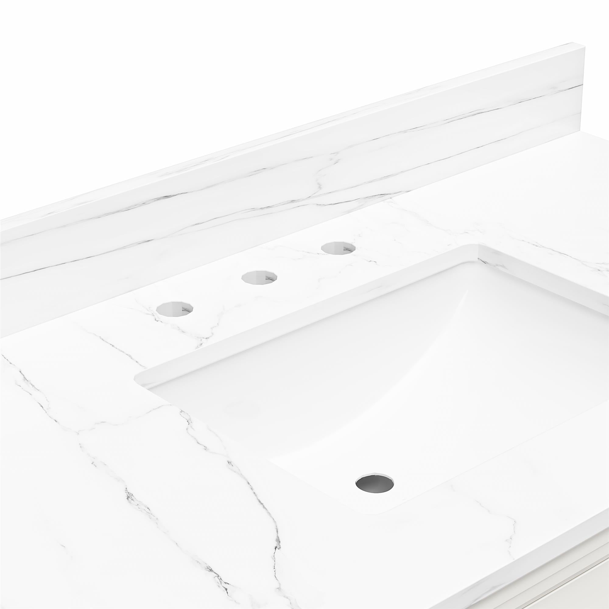 RealRooms Hannson 42" Bathroom Vanity with Sink - White - 42"