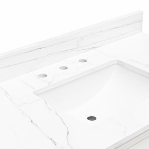 RealRooms Hannson 42" Bathroom Vanity with Sink - White - 42"