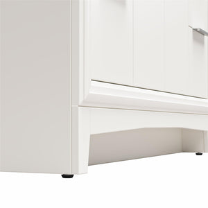 RealRooms Hannson 42" Bathroom Vanity with Sink - White - 42"