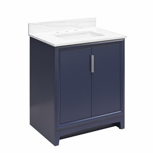 RealRooms Hannson 30" Bathroom Vanity with Sink - French Blue - 30"
