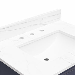 RealRooms Hannson 30" Bathroom Vanity with Sink - French Blue - 30"