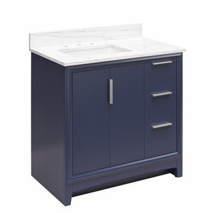 RealRooms Hannson 36" Bathroom Vanity with Sink - French Blue - 36"