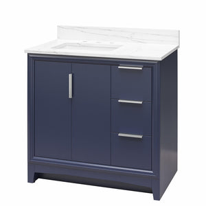 RealRooms Hannson 36" Bathroom Vanity with Sink - French Blue - 36"