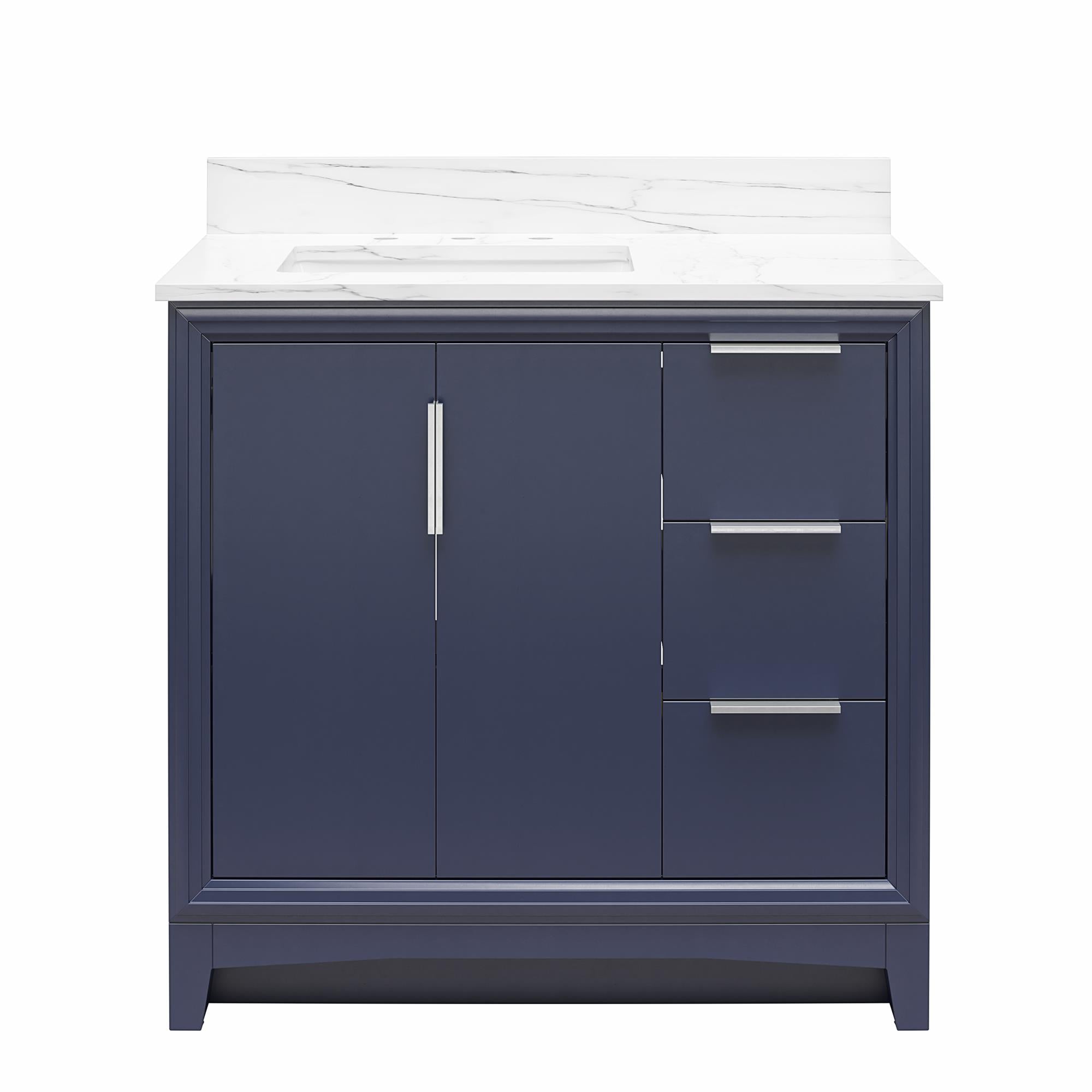 RealRooms Hannson 36" Bathroom Vanity with Sink - French Blue - 36"