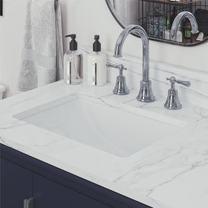 RealRooms Hannson 36" Bathroom Vanity with Sink - French Blue - 36"