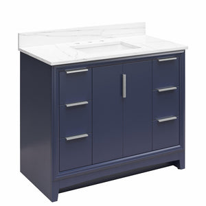 RealRooms Hannson 42" Bathroom Vanity with Sink - French Blue - 42"