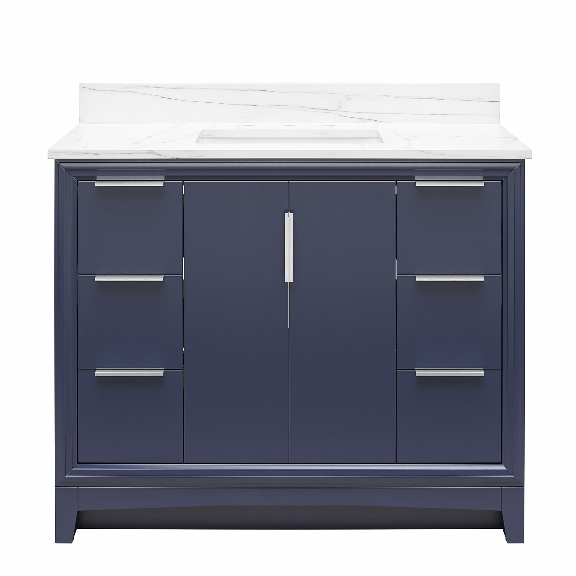 RealRooms Hannson 42" Bathroom Vanity with Sink - French Blue - 42"