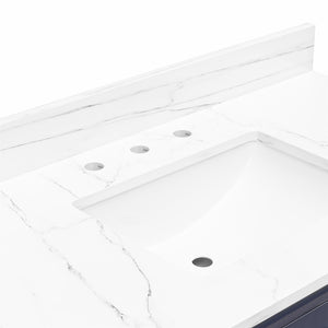 RealRooms Hannson 42" Bathroom Vanity with Sink - French Blue - 42"