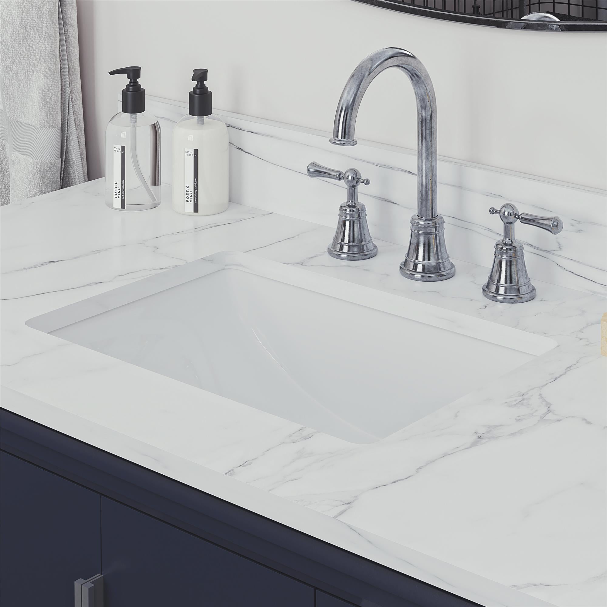 RealRooms Hannson 42" Bathroom Vanity with Sink - French Blue - 42"