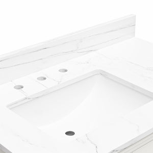 RealRooms Hannson 36" Bathroom Vanity with Sink - White - 36"