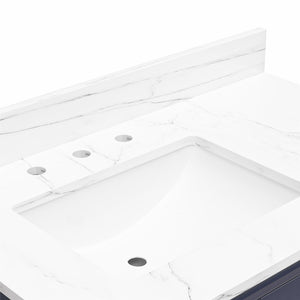 RealRooms Hannson 36" Bathroom Vanity with Sink - French Blue - 36"