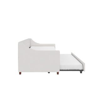 Novogratz Her Majesty Daybed and Trundle - Ivory - Twin