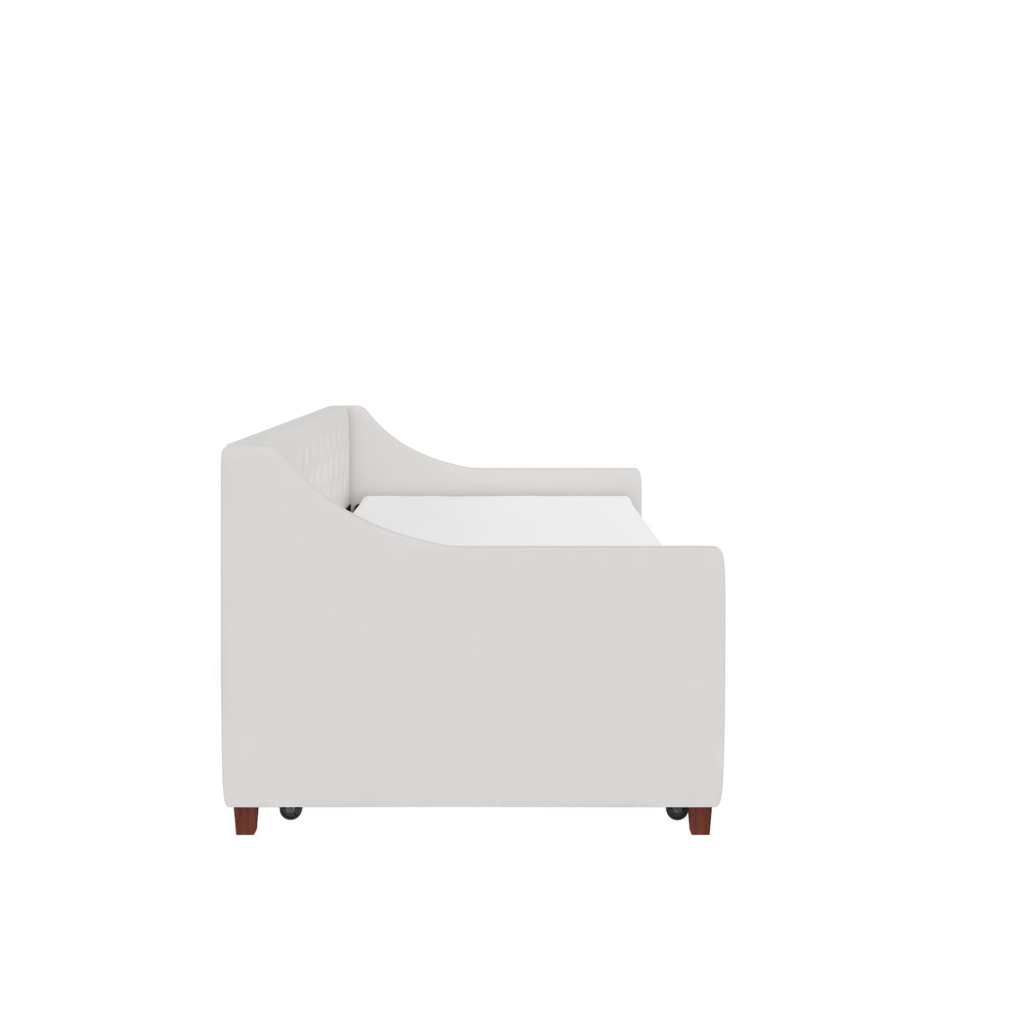 Novogratz Her Majesty Daybed and Trundle - Ivory - Twin