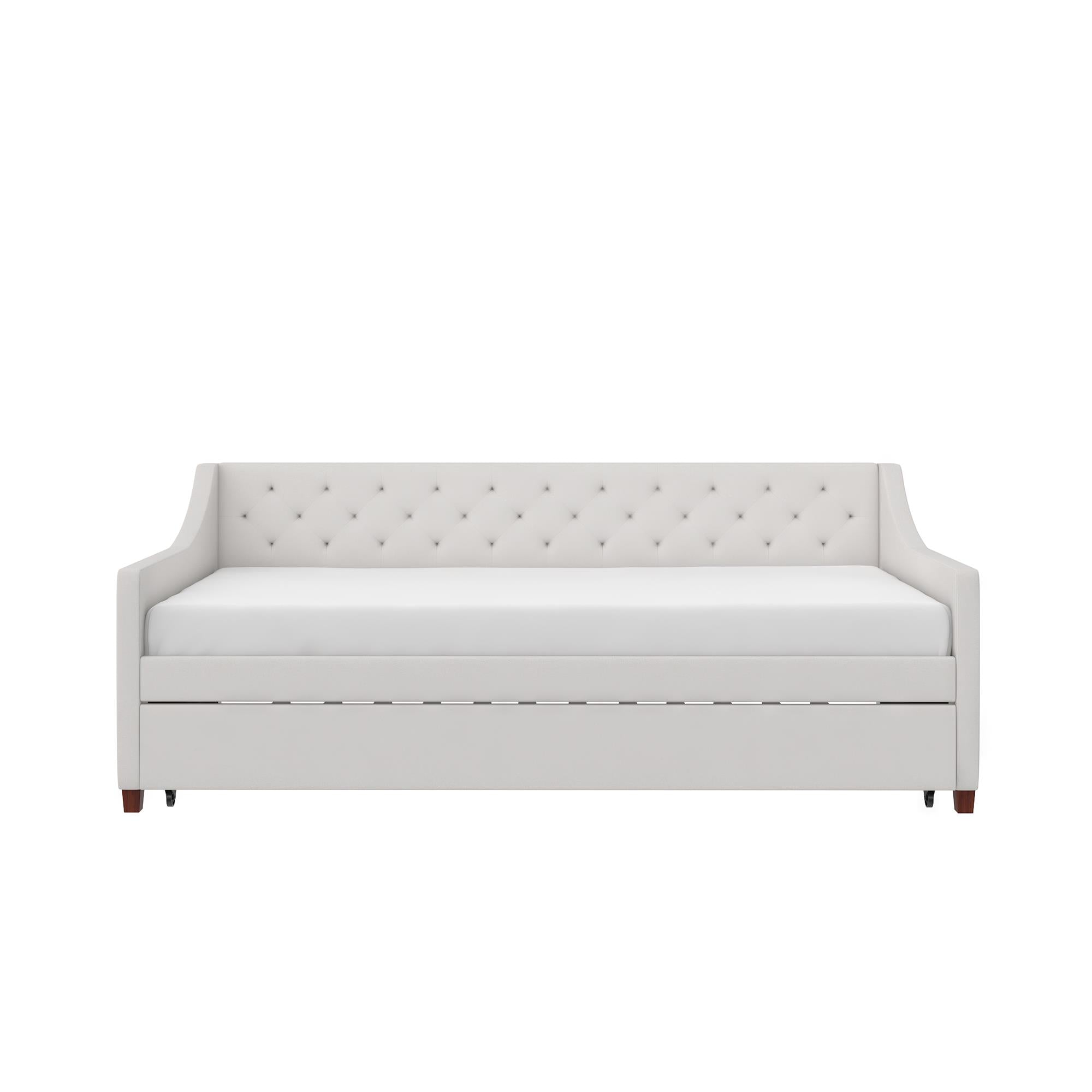 Novogratz Her Majesty Daybed and Trundle - Ivory - Twin