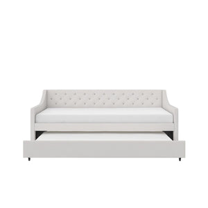 Novogratz Her Majesty Daybed and Trundle - Ivory - Twin