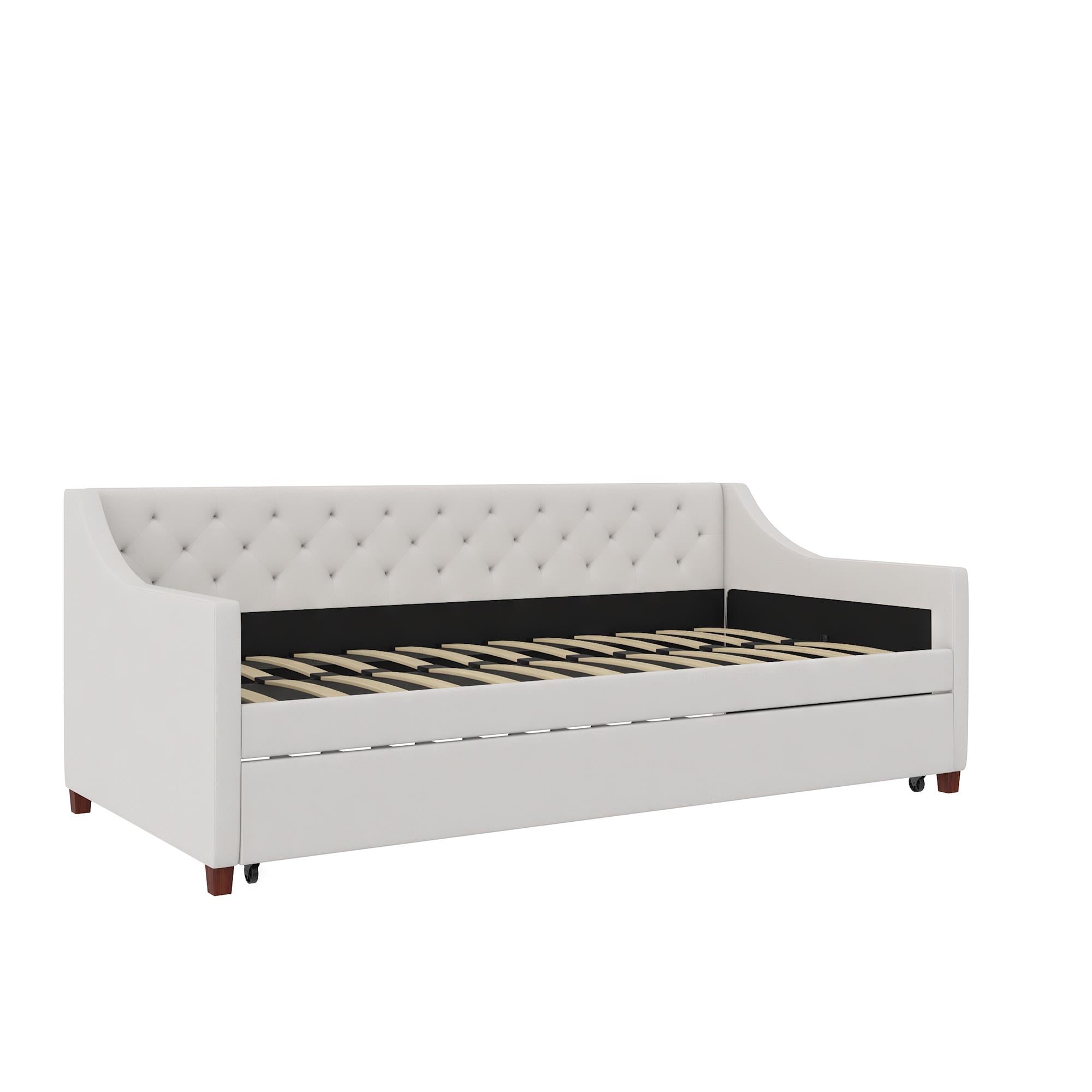 Novogratz Her Majesty Daybed and Trundle - Ivory - Twin