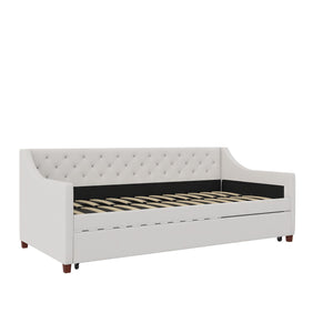 Novogratz Her Majesty Daybed and Trundle - Ivory - Twin