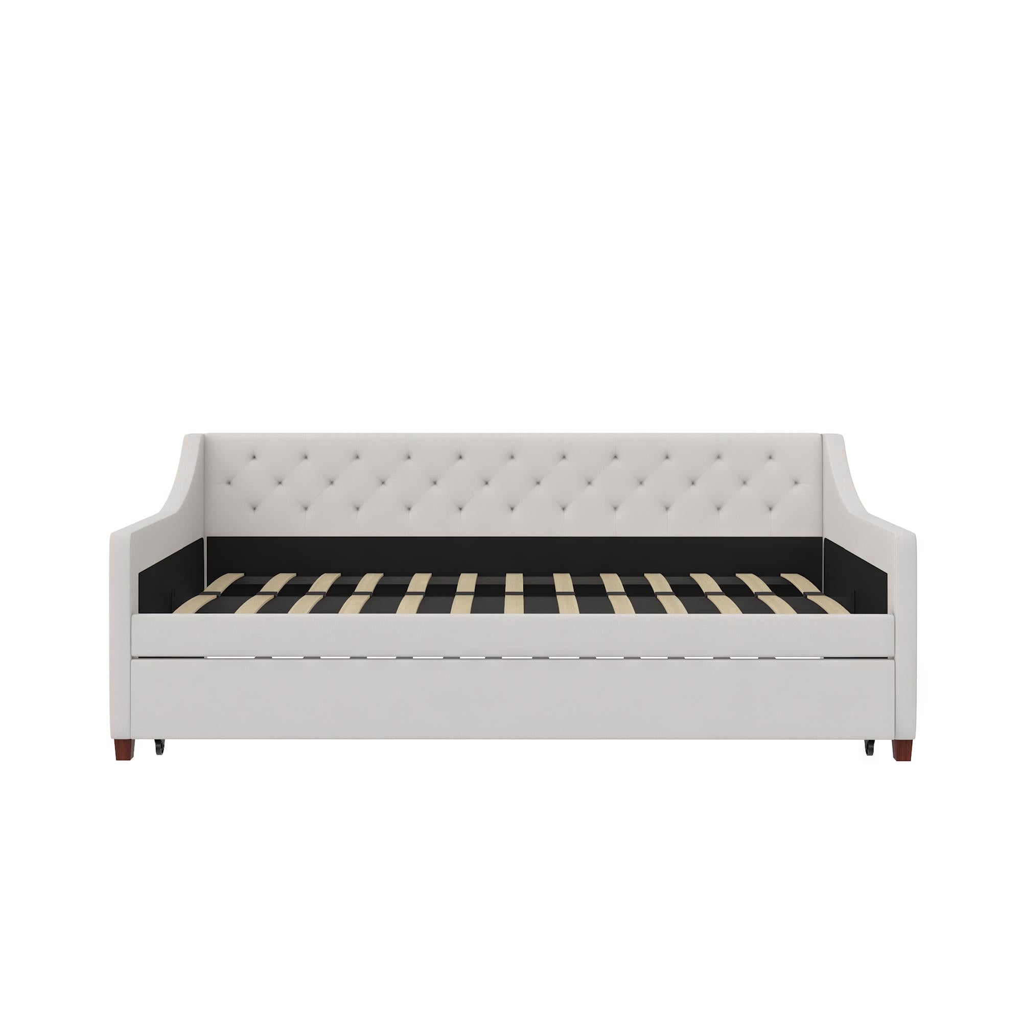 Novogratz Her Majesty Daybed and Trundle - Ivory - Twin