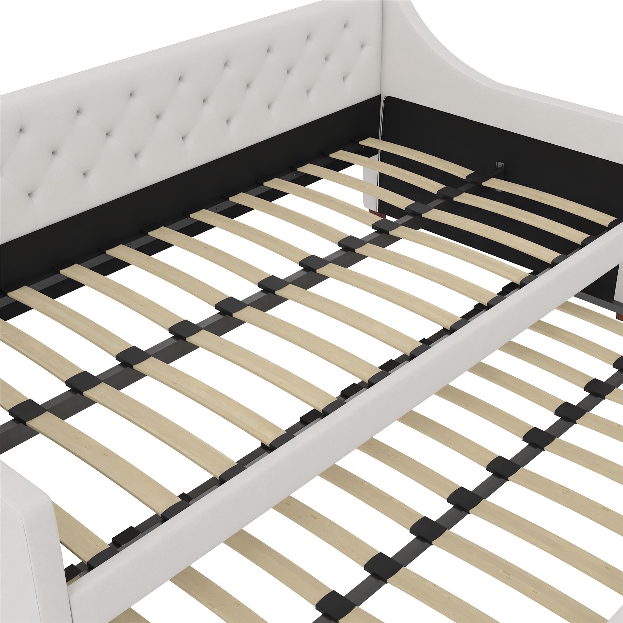 Novogratz Her Majesty Daybed and Trundle - Ivory - Twin