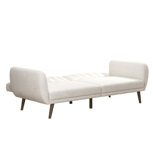 Novogratz Brittany Futon Sofa Bed - Ivory Boucle