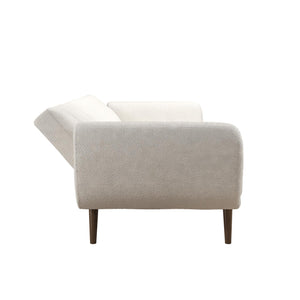 Novogratz Brittany Futon Sofa Bed - Ivory Boucle