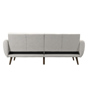 Novogratz Brittany Futon Sofa Bed - Ivory Boucle